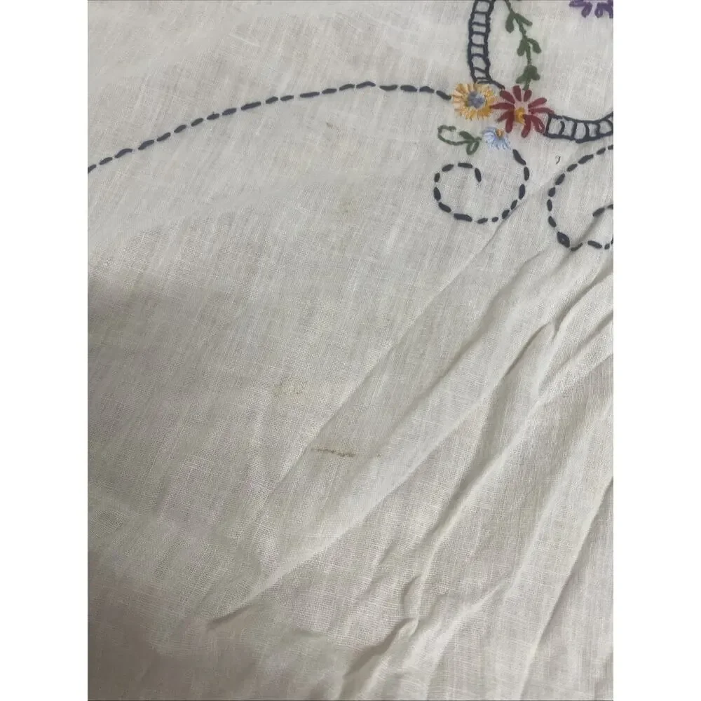 Handmade 50s embroidered